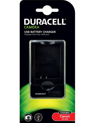 Cargador USB  Duracell para bateria Canon LP-E10